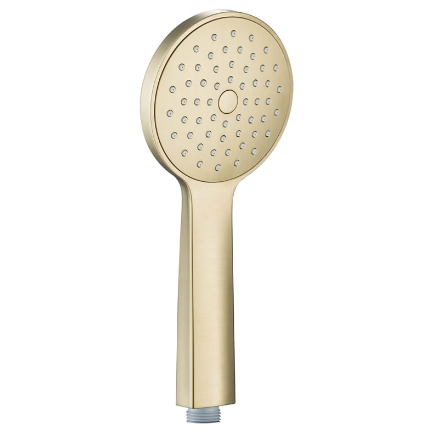 Product Cut out image of the JTP Vos Brushed Brass Round Shower Handset